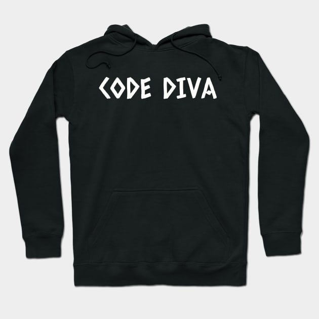 code diva Hoodie by Realm-of-Code